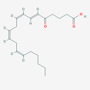Chemical structure of 5-OxoETE-d7