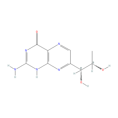 Chemical structure of 7-Biopterin
