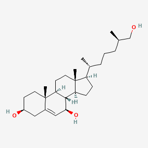 Chemical structure of 7β,27-dihydroxy Cholesterol