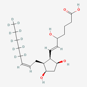 Chemical structure of 8,12-iso-iPF2α-VI-d11