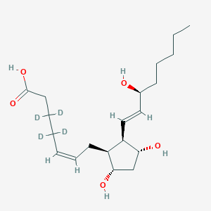 Chemical structure of 8-iso Prostaglandin F2α-d4