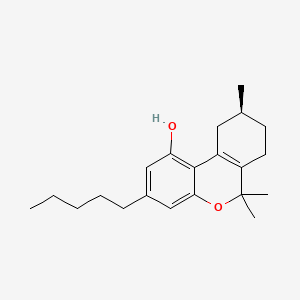 Chemical structure of 9(S)-δ6a,10a-THC