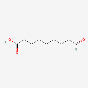 Chemical structure of 9-Oxononanoic Acid