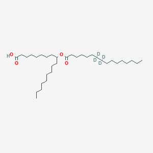 Chemical structure of 9-PAHSA-d4