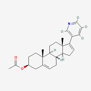 Chemical structure of Abiraterone Acetate-d4