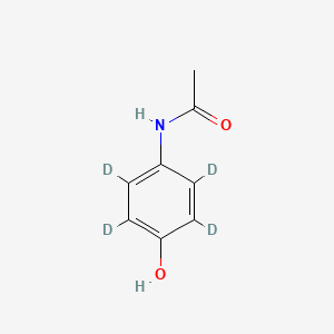 Chemical structure of Paracetamol-d4