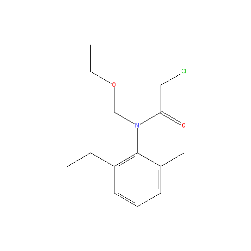 Chemical structure of Acetochlor