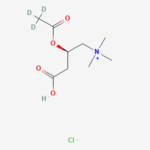 Chemical structure of Acetyl-L-carnitine-d3 (chloride)