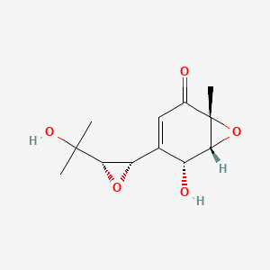 Chemical structure of Acremine I