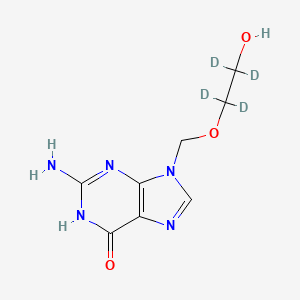 Chemical structure of Acyclovir-d4