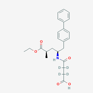 Chemical structure of AHU377-d4