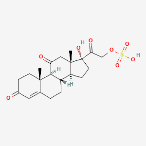 Chemical structure of Aldosterone 21-sulfate (sodium salt)