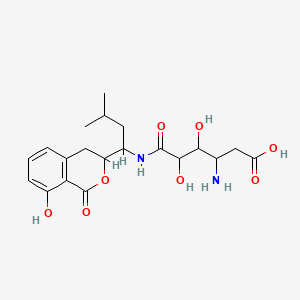 Chemical structure of Amicoumacin B