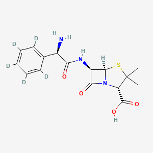 Chemical structure of Ampicillin-d5
