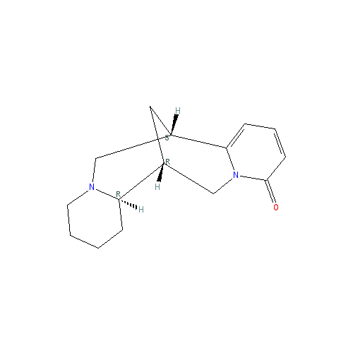 Chemical structure of Anagyrine