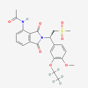 Chemical structure of Apremilast-d5