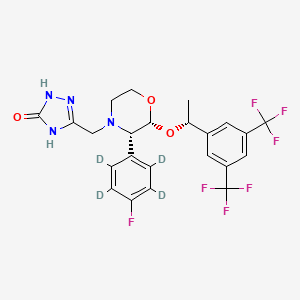Chemical structure of Aprepitant-d4