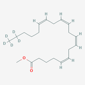 Chemical structure of Arachidonic Acid-d5 methyl ester