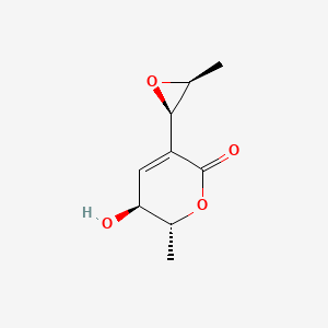 Chemical structure of Aspyrone