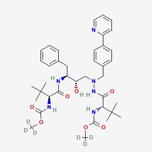 Chemical structure of Atazanavir-d6
