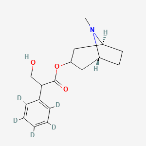 Chemical structure of Atropine-d5