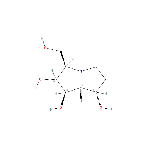 Chemical structure of Australine hydrochloride