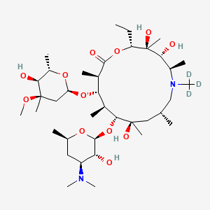 Chemical structure of Azithromycin-d3