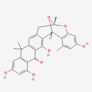 Chemical structure of BE-24566B