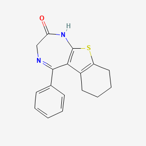 Chemical structure of Bentazepam