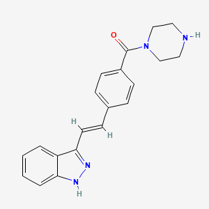 Chemical structure of Benzyl-4-cyano BUTINACA