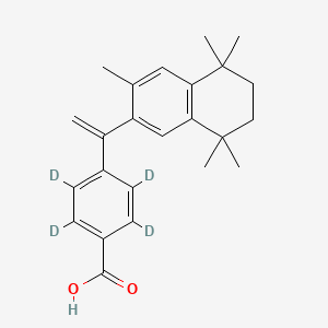 Chemical structure of Bexarotene-d4