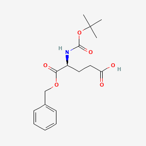 Chemical structure of Boc-Glu-OBzl
