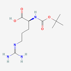 Chemical structure of Boc-L-Arg-OH