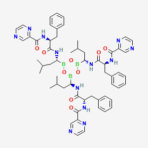 Chemical structure of Bortezomib-d15
