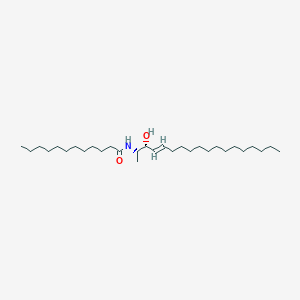 Chemical structure of C12 1-Deoxyceramide (m18:1/12:0)