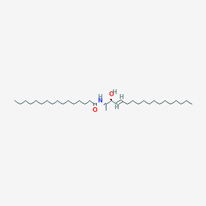 Chemical structure of C16 1-Deoxyceramide (m18:1/16:0)