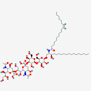 Chemical structure of C18 Ganglioside GD3-d3