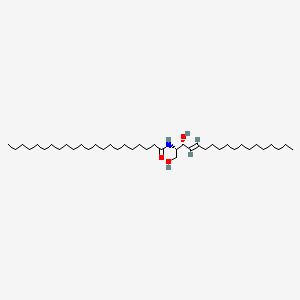 Chemical structure of C22 Ceramide (d18:1(14Z)/22:0)