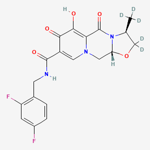 Chemical structure of Cabotegravir-d5