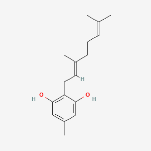 Chemical structure of Cannabigerorcin