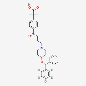 Chemical structure of Carebastine-d5