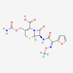 Chemical structure of Cefuroxime-d3