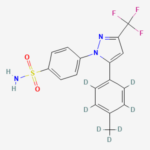 Chemical structure of Celecoxib-d7