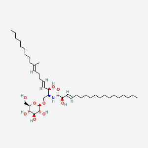 Chemical structure of Cerebroside C
