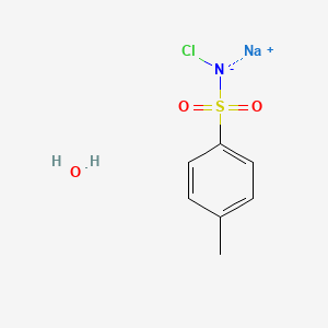 Chemical structure of Chloramine-T (hydrate)