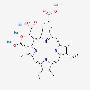 Chemical structure of Chlorophyllins