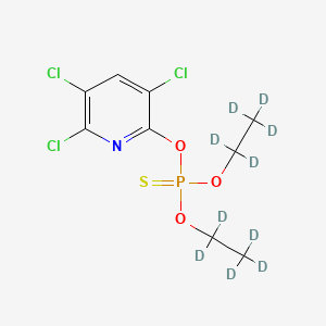 Chemical structure of Chlorpyrifos-d10