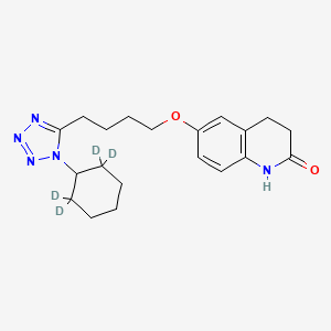 Chemical structure of Cilostazol-d4