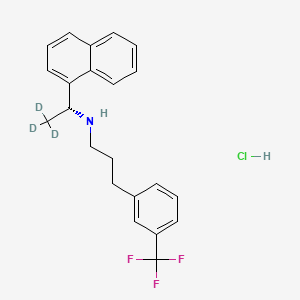Chemical structure of Cinacalcet-d3 (hydrochloride)