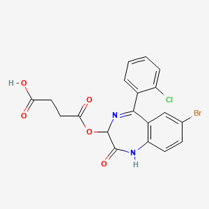 Chemical structure of Cinazepam